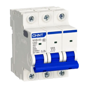 NXB 3 Pole Miniature Circuit Breaker | C-Curve