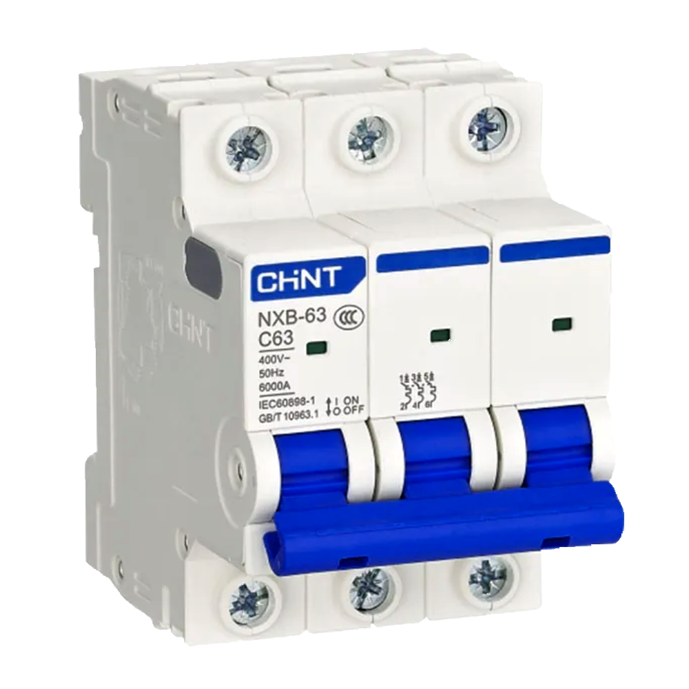 NXB 3 Pole Miniature Circuit Breaker | C-Curve