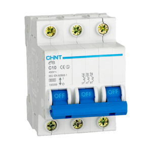 CHINT EBC 3 Pole Miniature Circuit Breaker | C-Curve